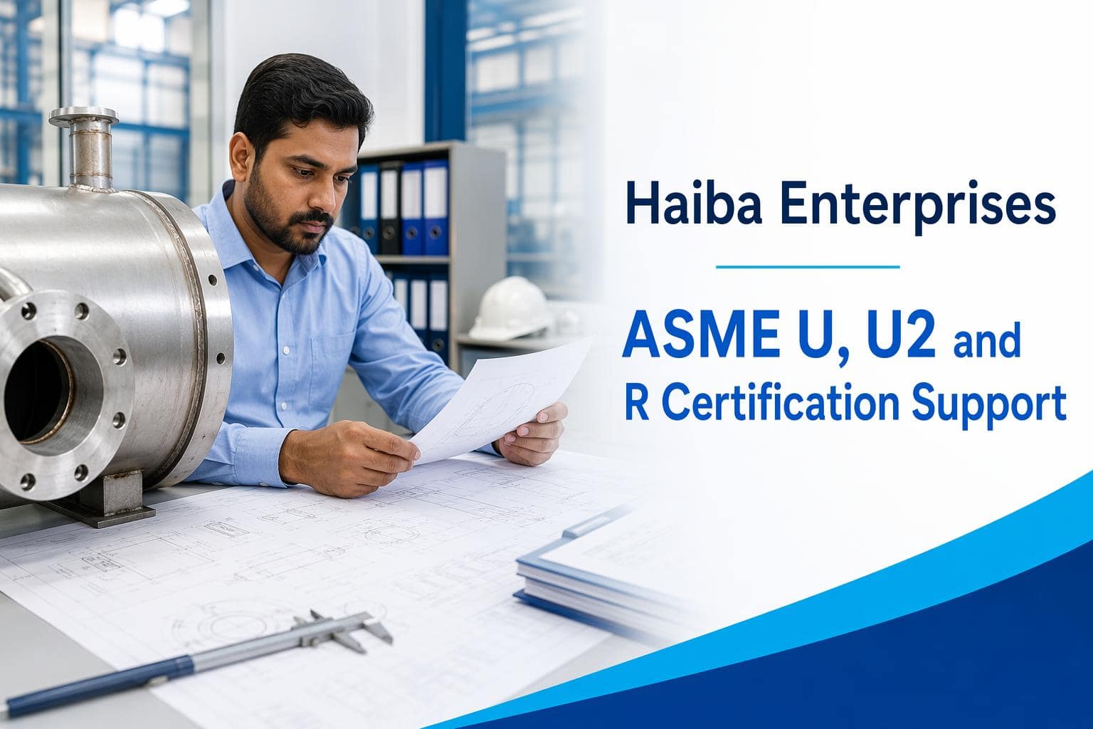 Technical documentation and quality review for ASME certification readiness